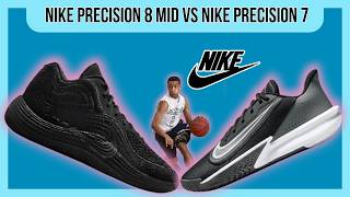 Nike Precision 8 Mid vs Nike Precision 7 🏀 ¿Cuál es MEJOR? Review Completo + Rendimiento REAL