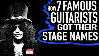 How 7 Famous Guitarists Got Their Stage Names chords
