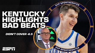Kentucky (-6.5) FAIL to cover because of Arkansas FTs 😅 SVP's Bad Beat$ of the Week | ESPN Bet