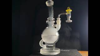 Mothership Glass Reverse Blasted Ball rig