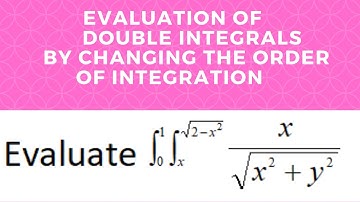 problem on Changing the order of integration in double integration