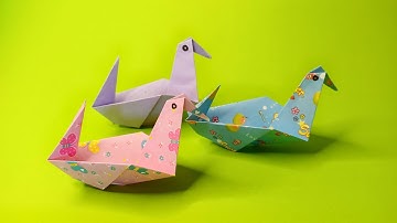 Origami duck easy step by step-Easy Tutorial for Beginners I Simply&Easy Origami
