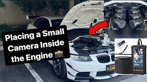 Inspecting Our Engine For Damage From Velocity Stacks Without Air Filter Oiiwak Boroscope Camera