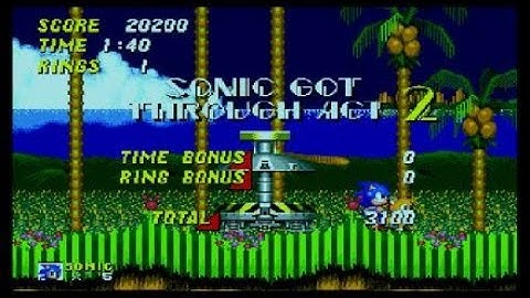 Sonic 2 lets play NO CHEATING part 1