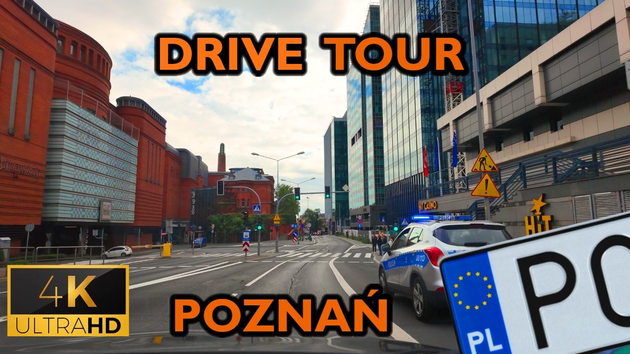 ⁴ᴷ⁶⁰ 🇵🇱 Poznan/Poland | Long drive tour from west to east (October 2025) [4K]