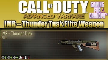 Advanced Warfare "IMR - Thunder Tusk" Elite Weapon | Xbox One 1080p/60
