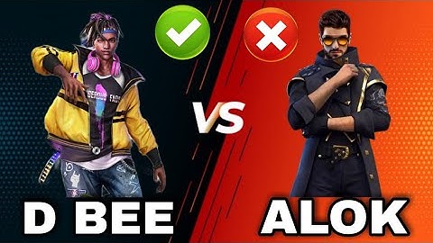 D Bee Ability test | New character D-Bee Vs Dj Alok accuracy