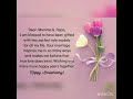 Anniversary wish for mom and dad❤️how to wish anniversary with quotes #happy #parents #Mom #Dad Mp3 Song