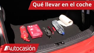 Accesorios obligatorios y recomendados que hay que llevar en el coche -  Autoescuela Cavia