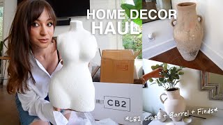 *Aesthetic* Home Decor Haul: Cb2, Crate and Barrel + Olive Atelier!