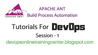 Apache ANT Tutorials for Beginners | ANT Build Process Automation | Build Java Applications - 1
