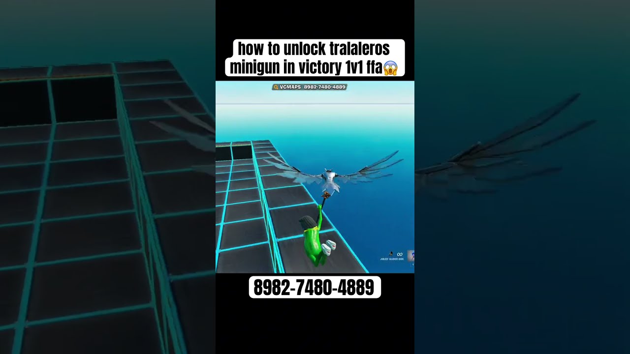 I LEAKED THE TRALALEROS MINIGUN IN VICTORY 1V1 FFA 