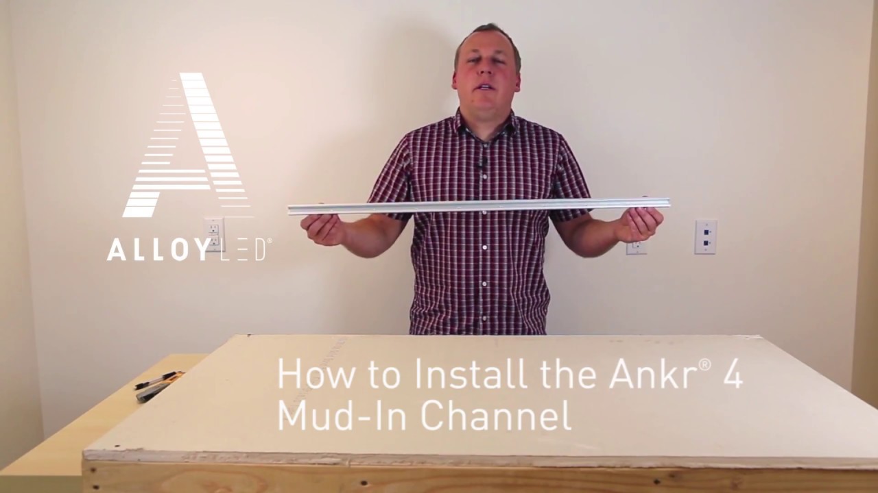 How to Install a Mud-In Channel for LED Lights 