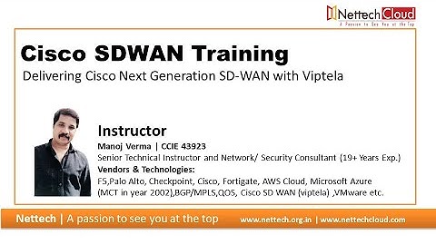 Cisco SDWAN (Viptela) Training - Class 1