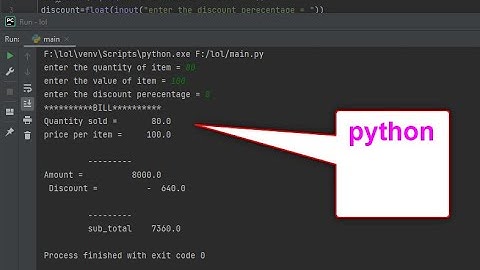 Write a python program to calculate the bill amount for item given its quantity sold value discount