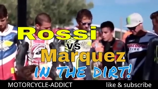 Valentino Rossi vs Marc Marquez MOTOCROSS