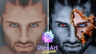 Picsart face fire editing tutorial // new style photo editing tutorial // best photo editing screenshot 5