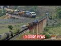 NOTCHED UP EMD MULTIPLE UNIT Crosses BRIDGES and TUNNELS | BTPN Tankers | Indian Railways