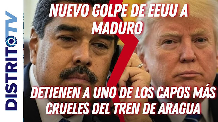 🔴ÚLTIMA HORA VENEZUELA🔴 NUEVO GOLPE DE EEUU A MADURO, DETIENEN A UNO DE LOS CAPOS DEL TREN DE ARAGUA