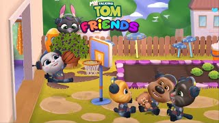 BERMAIN BASKET DAN BONEKA DI KEBUN BERSAMA TOM, ANGELA DAN GINGER | MY TALKING TOM FRIENDS