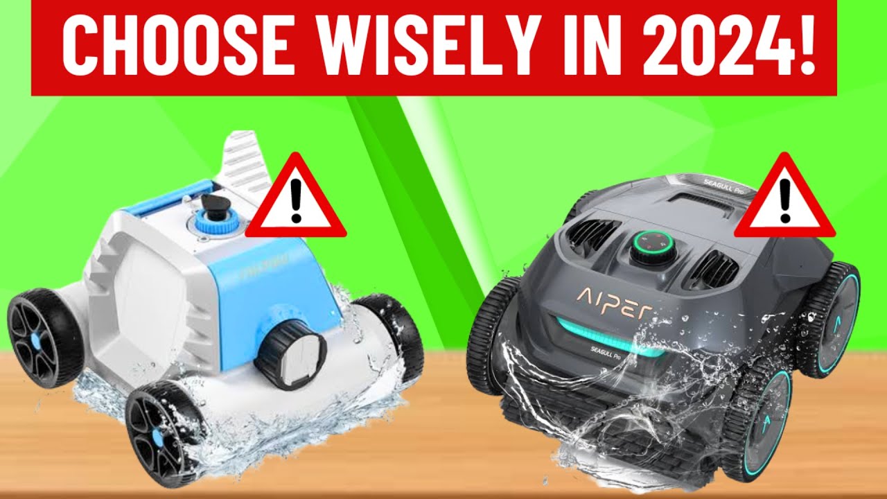 BEST Robotic Pool Cleaners 2024 - ( Don't Buy Until You Watch This ) 