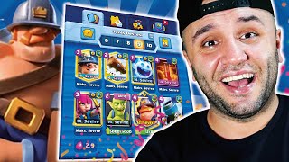 Madenci Ve Güçlü Madenci Aynı Destede..! Clash Royale