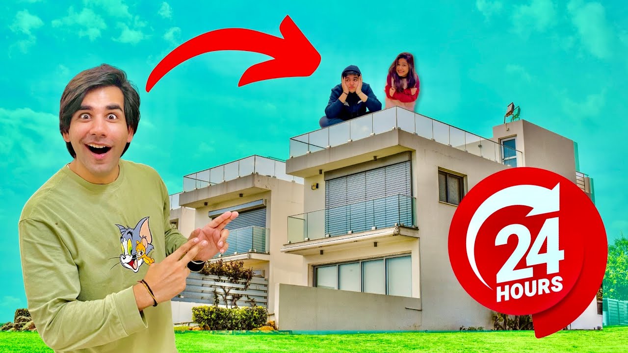 LIVING ON TERRACE FOR 24 HOURS | Rimorav Vlogs - YouTube