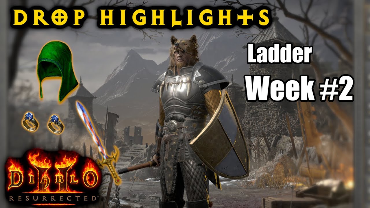 Drop Highlights Week #2 of Ladder - Shockwave Druid - Diablo 2 Resurrected