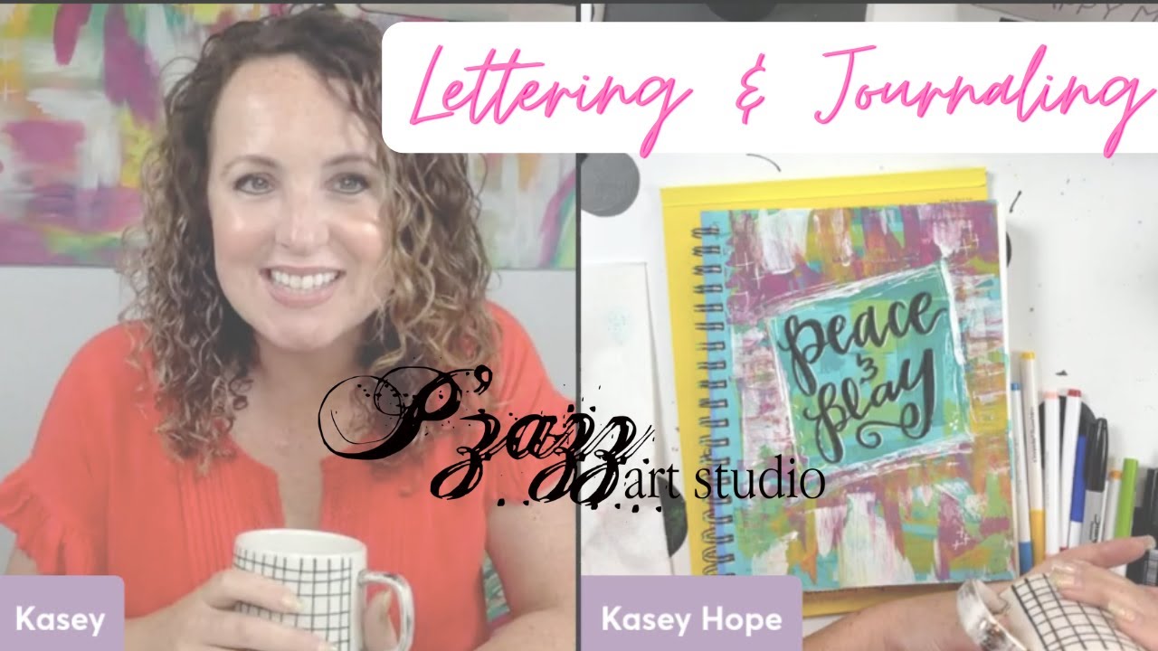 Doodle Along with Kasey: Heart  Doodle Along with Kasey from P'zazz Art  Studio today as she draws a colorful heart! If you are coloring along today  you will need: Paper Pencil