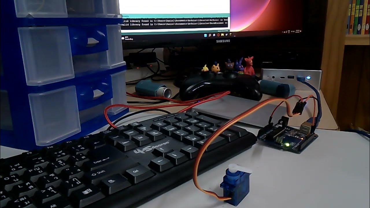 I used a Arduino Uno circuit board to controller motor - YouTube
