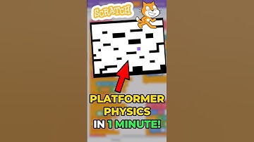 How to make a SCRATCH PLATFORMER in 1 MINUTE! | Platformer Physics