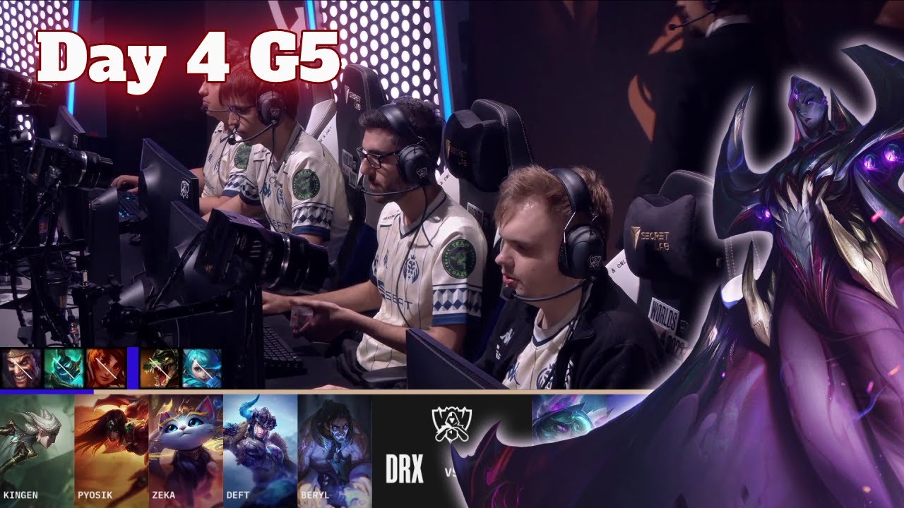 DRX vs MAD Day 4 LoL Worlds 2022 Play-Ins DRX vs Mad Lions