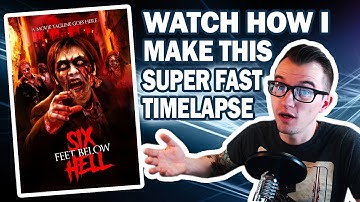 Movie poster creation SUPER FAST TIMELAPSE ( Photoshop cc 2017 )