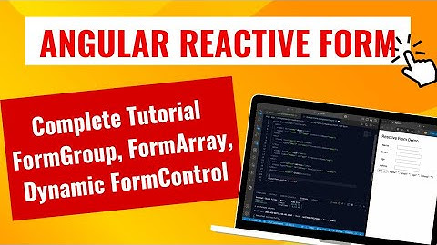 Angular Reactive Forms Complete Tutorial | FormGroup, FormControl, FormArray Explained | @vslogs