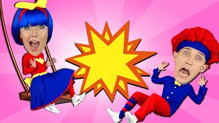 Ouch! Playground Safety Song | Dominoki Nursery Rhymes for Kids