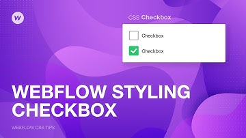 Webflow checkbox styling | Custom CSS Checkbox | Made in Webflow