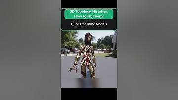 Topology Tip: Quads vs Tris for Game Models! #3dmodeling #blender #gamedev