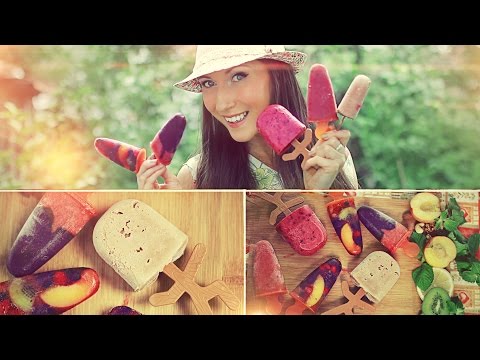 Видео рецепт Мороженое из голубики и красной смородины