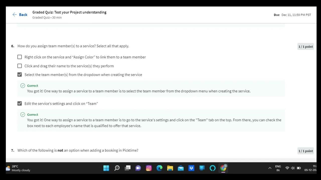 Test your project understanding quiz answers of coursera read26