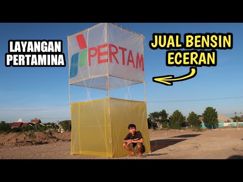 NERBANGIN LAYANGAN KOTAK RAKSASA - besarnya gak berukuran apa bisa terbang? || eVlog