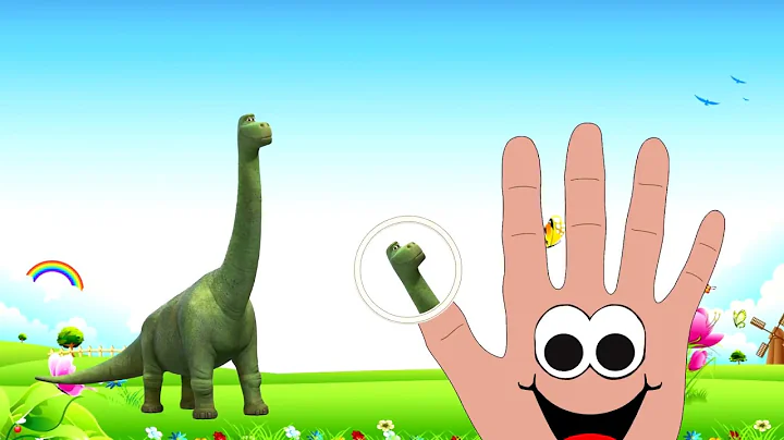 The good dinosaur finger family song for kids ( arlo and  spot) Children Nursery Rhyme |