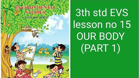 3th std environmental study lesson no 15 OUR BODY (PART 1)Maharashtra board English /semi med