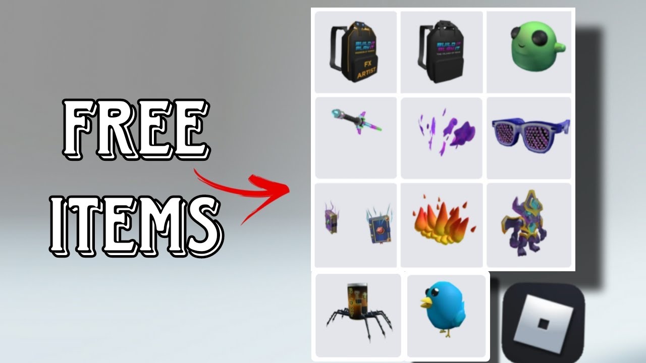 Codes For Free Items In ROBLOX! - YouTube