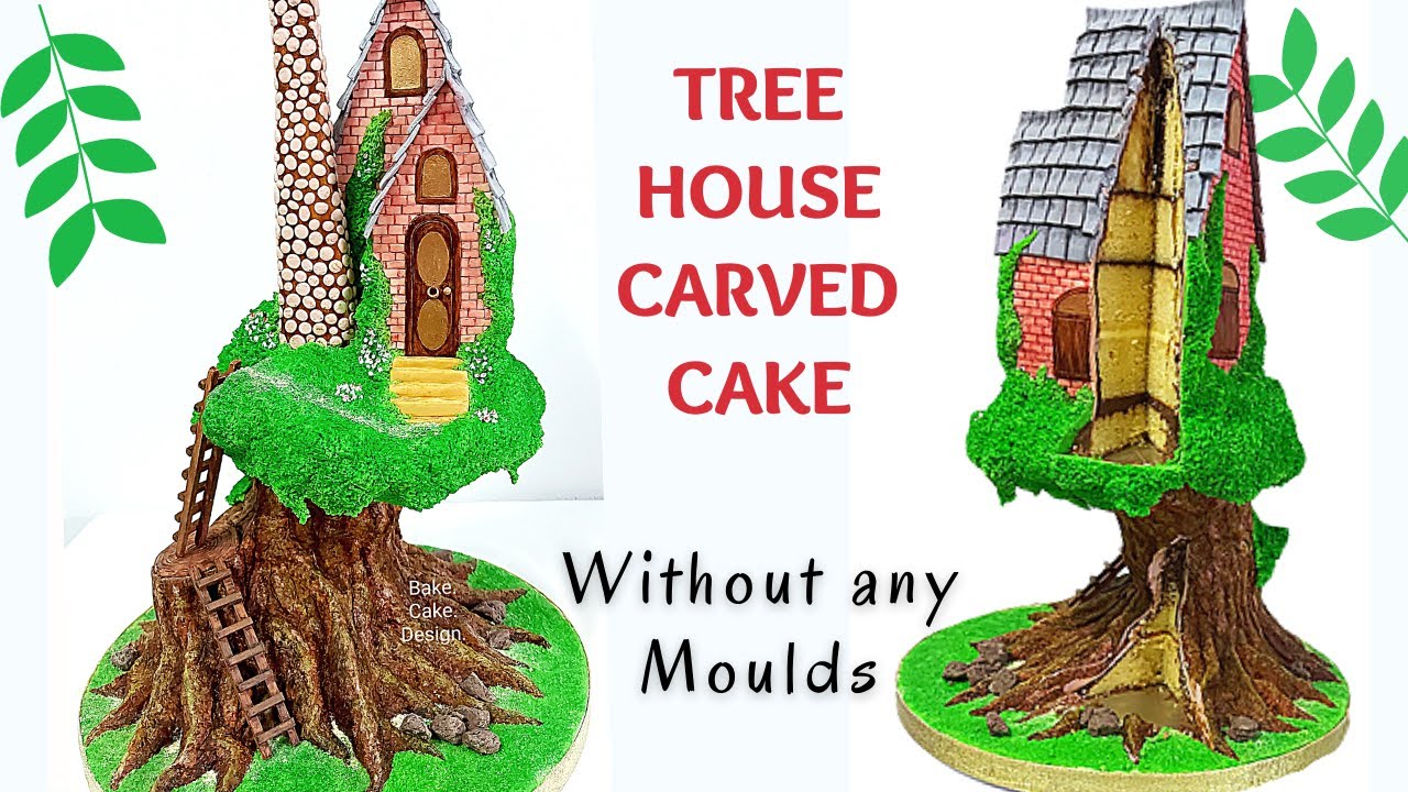 Fairy treehouse cake