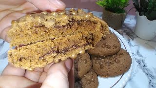 طريقة عمل كوكيز بالشوكولاته سهل ولذيذ جدا/ cookies au chocolat tres delicieu