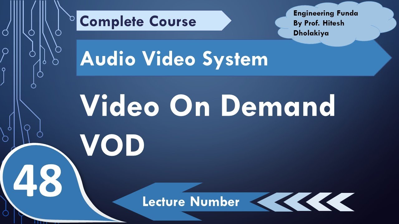 Video On Demand VOD, Block Diagram and Components of VOD, Working of VOD, Applications of VOD