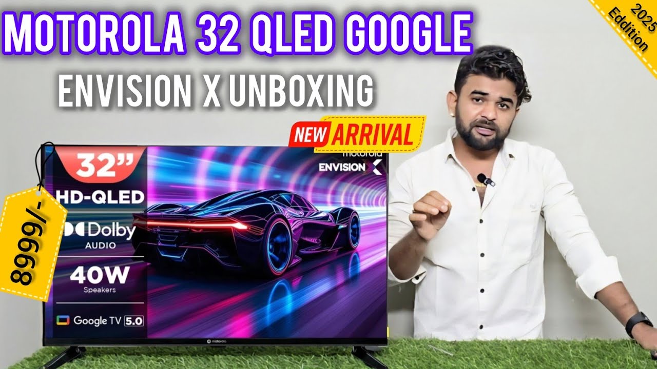 Motorola 32 Inch Qled Google TV 2025 | Motorola Envision X TV