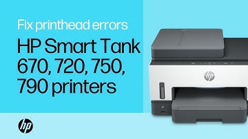 Fix printhead errors on the HP Smart Tank 670, 720, 750, and 790 printer series | HP Support