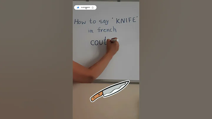How to say KNIFE in French - Learn French - Onward Academy |        #fyp #shorts #viral #foryou