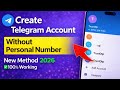 How to Create Telegram Account Without Phone Number | Instant OTP #Telegram #OTPVerification